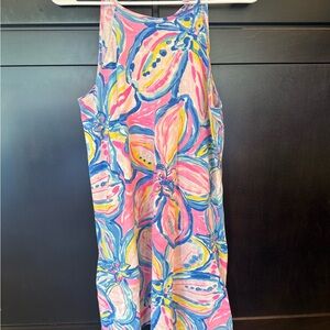 Colorful Floral Sleeveless Dress